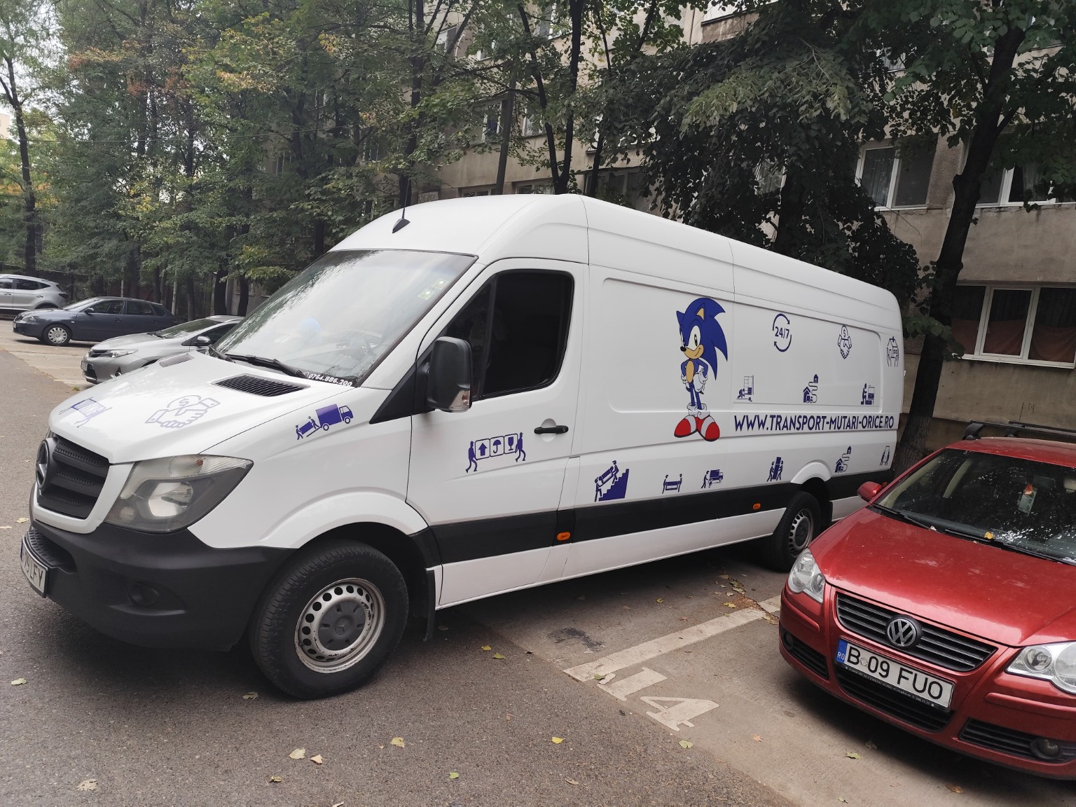Mercedes Sprinter pentru transport mobilă